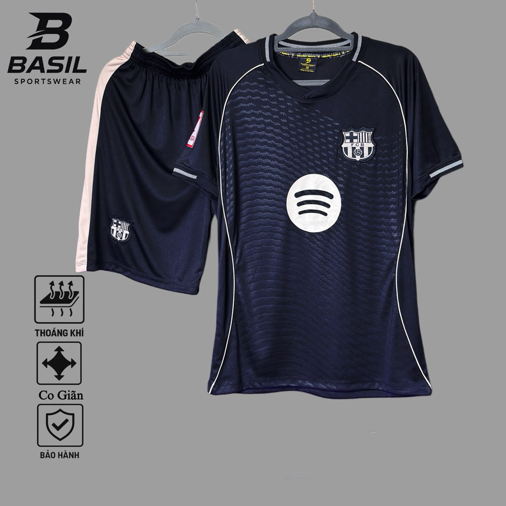 เสื้อผ้าฟุตบอลกางเกงรัดรูป Barca Club สีดํา 26/27