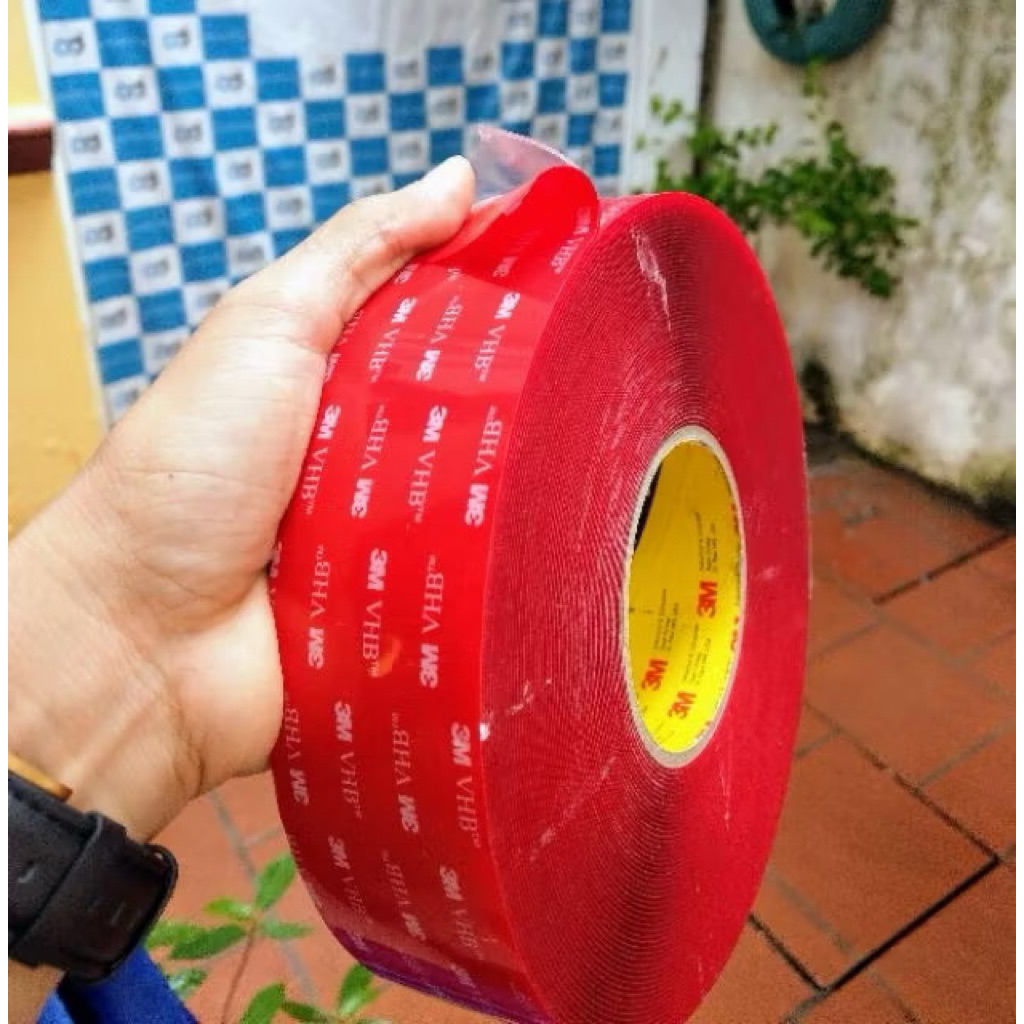 3M VHB 4910 เทปกาวสองหน้ากาวซุปเปอร์ – เทปสองด้านนิรภัยสําหรับโลหะ, แก้ว, พลาสติก, ไม้