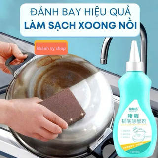 Dung Dịch Vệ Sinh Đáy Nồi, Nhọ Nồi, Vết Bẩn Cứng Đầu Trên Xoong Nồi lâu ngày dqh 088