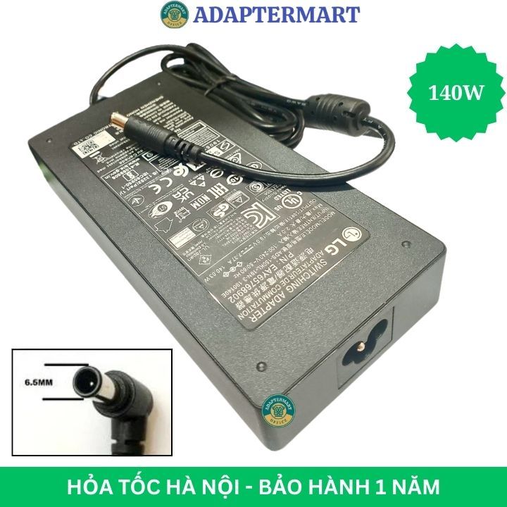 LG 27 นิ้ว อะแดปเตอร์แปลงไฟจอภาพ 27UK850 27BK85U 19v 7.0a / 7.37a 140W