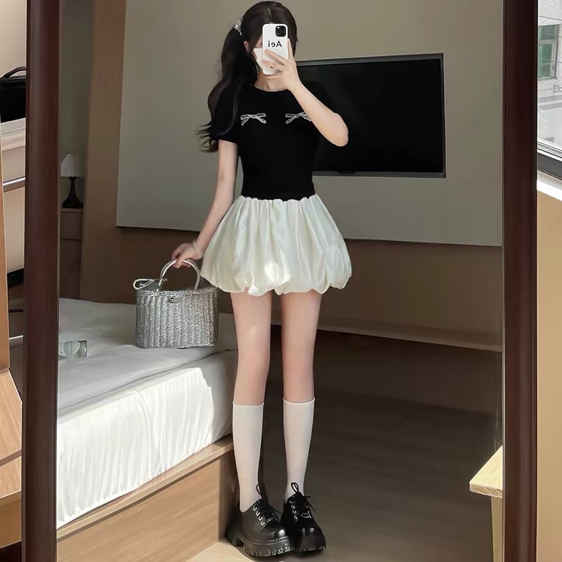 [มีจําหน่าย] 30s.corning/WG.WE/กระโปรงฟักทองแบนสุดพร้อมกางเกงป้องกันใหม่ WG.WE 2026 w8709