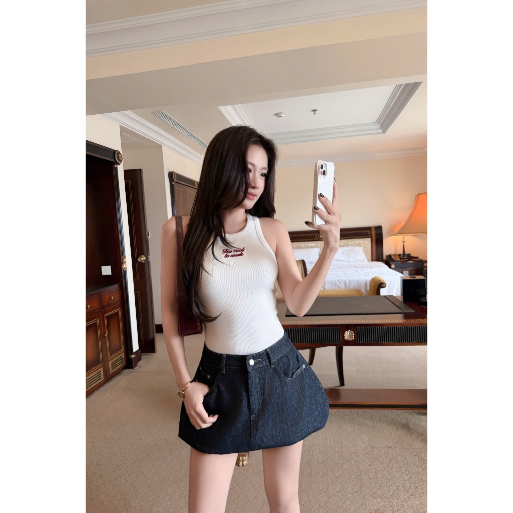 COCOBEBE PUMPKIN JEAN SKIRT