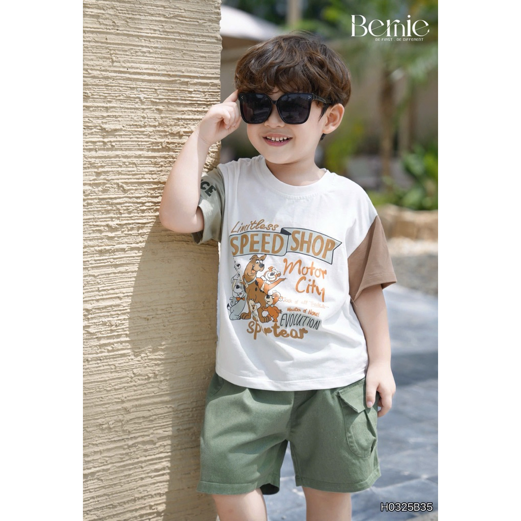 [Tiny Baby Shop] ชุดแขนกุด Speed Shop Bernie