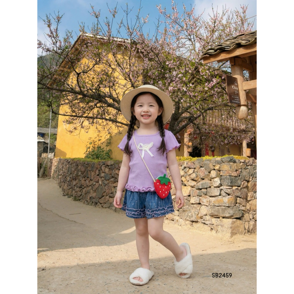 [Tiny Baby Shop] ชุดแขนกุด Miniumbaby สําหรับเด็กผู้หญิง