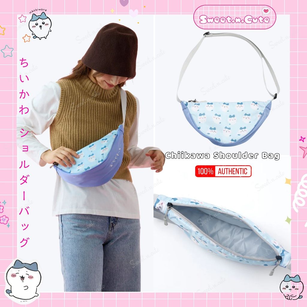 [ของแท้จากญี่ปุ่น - แท็กเต็ม] กระเป๋าเรือ Chiikawa - กระเป๋าสะพาย Chiikawa, กระเป๋าสะพายข้าง