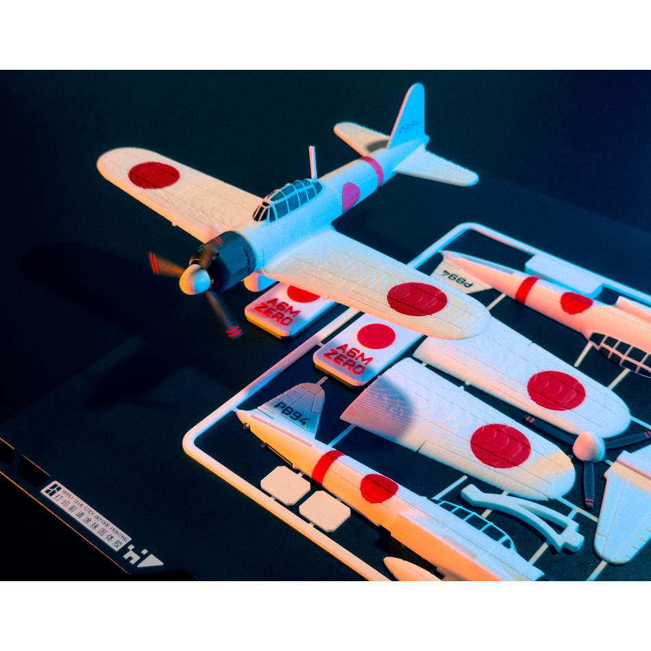 โมเดลเครื่องบิน Zero Fighter A6M ของญี่ปุ่น – ของเล่นแสดงประวัติศาสตร์สงครามโลก 2