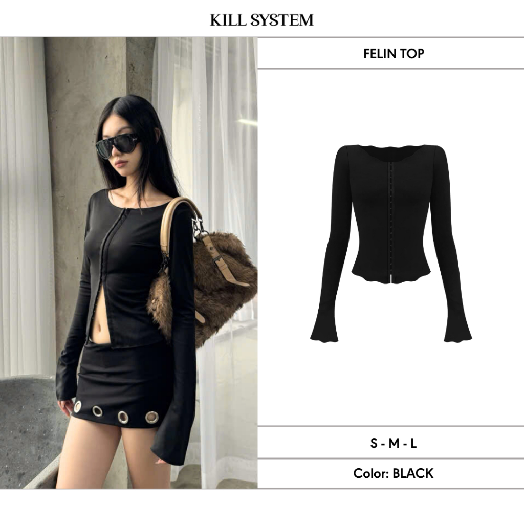 เสื้อเชิ้ตกระดุมแขนยาว FELIN - KILL SYSTEM