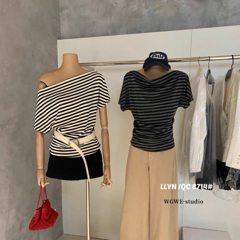 เสื้อยืดเปิดไหล่ Gava.studio//WGWE 8714