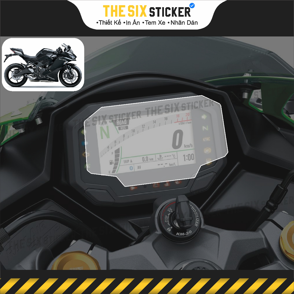Ninja ZX-25R Kawasaki Watch PPF Film Sticker