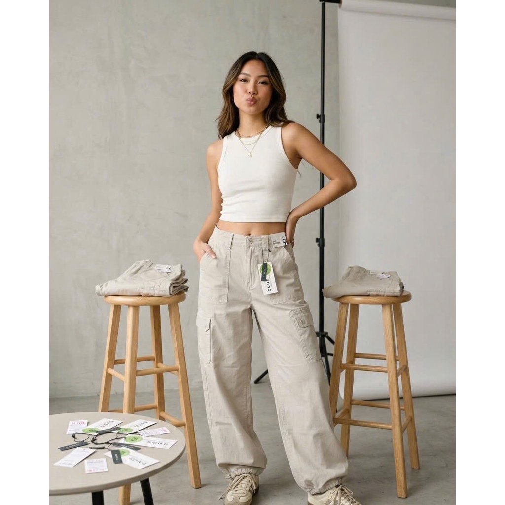 Womens Cargo Baggy Pant - Cargo Baggy Pant
