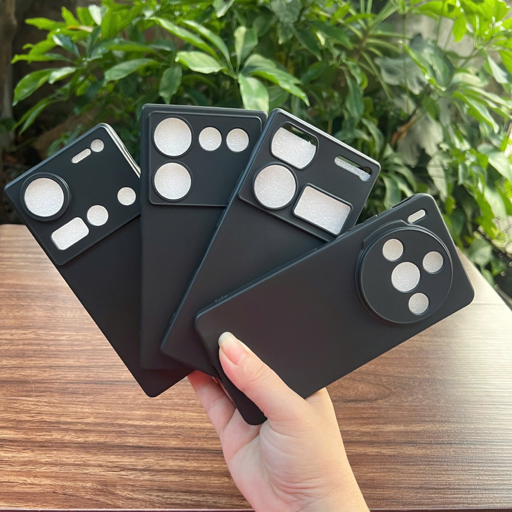 ZTE Nubia Z50 Ultra/ Z60 Ultra/ Z60S Pro 5G/ Z70 Ultra/ Z70S เคสซิลิโคนสีดําและกันกระแทก
