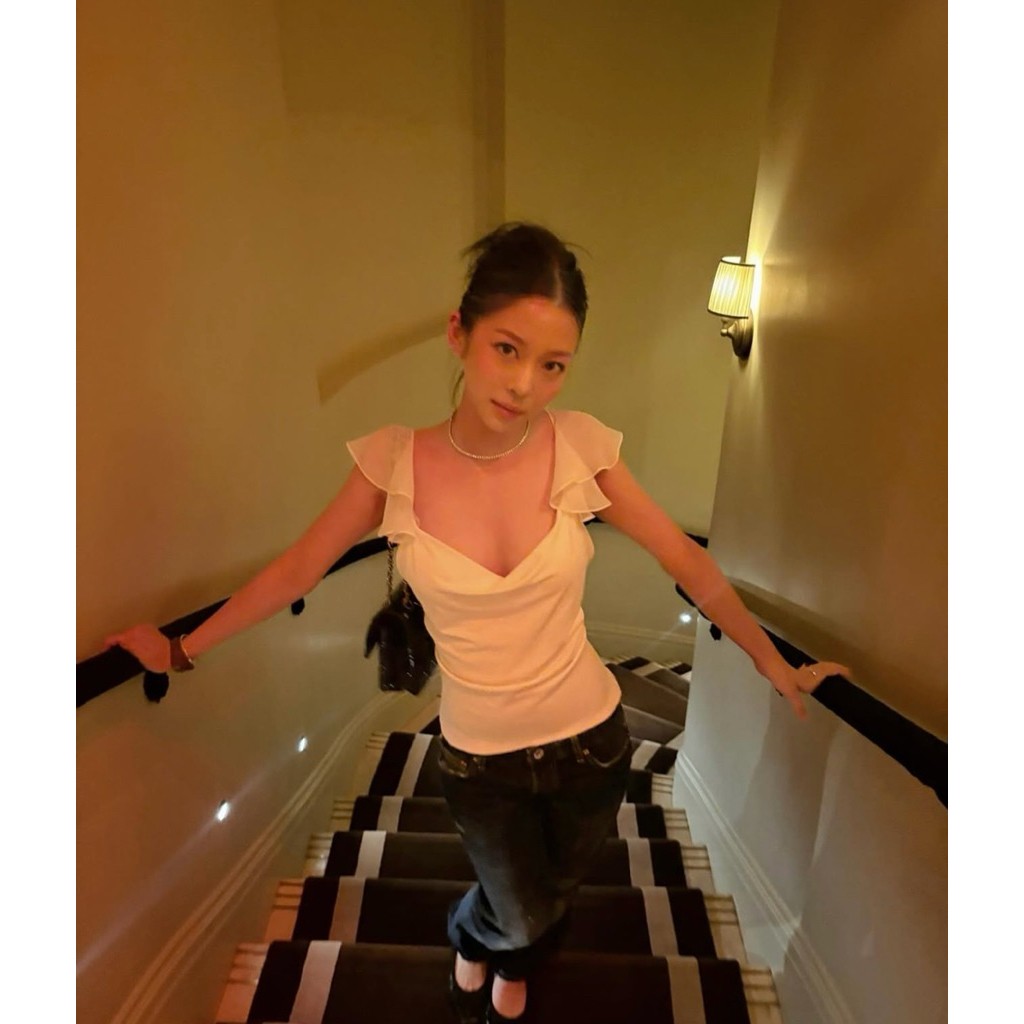 Lola Top แขนชีฟอง***