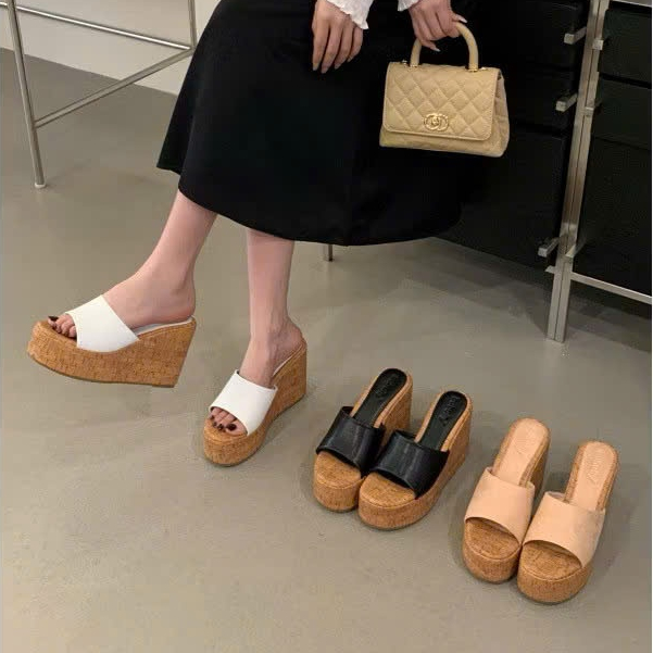 ผู้หญิงสูง SOLES CANE SLIPPERS A88-2 FULBOX