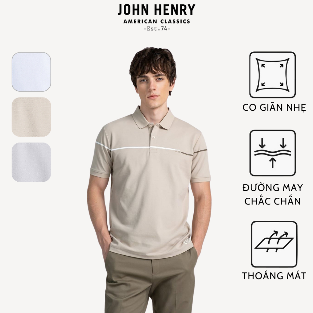 เสื้อโปโลเด็กชาย Slim Fit KS26SS21C-SCSR - JOHN HENRY Shop