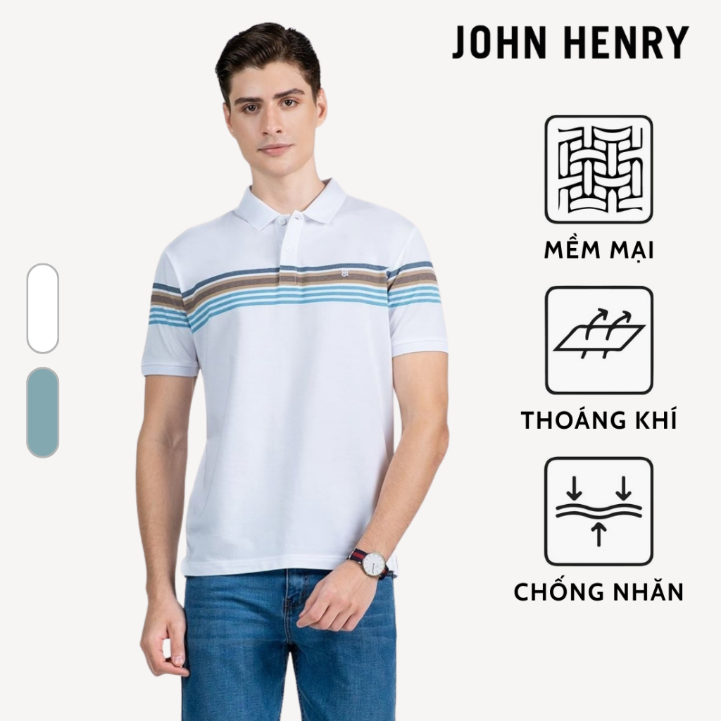 เสื้อโปโลเด็กชาย Slim Fit KS25FH54C-SCHE - JOHN HENRY Shop