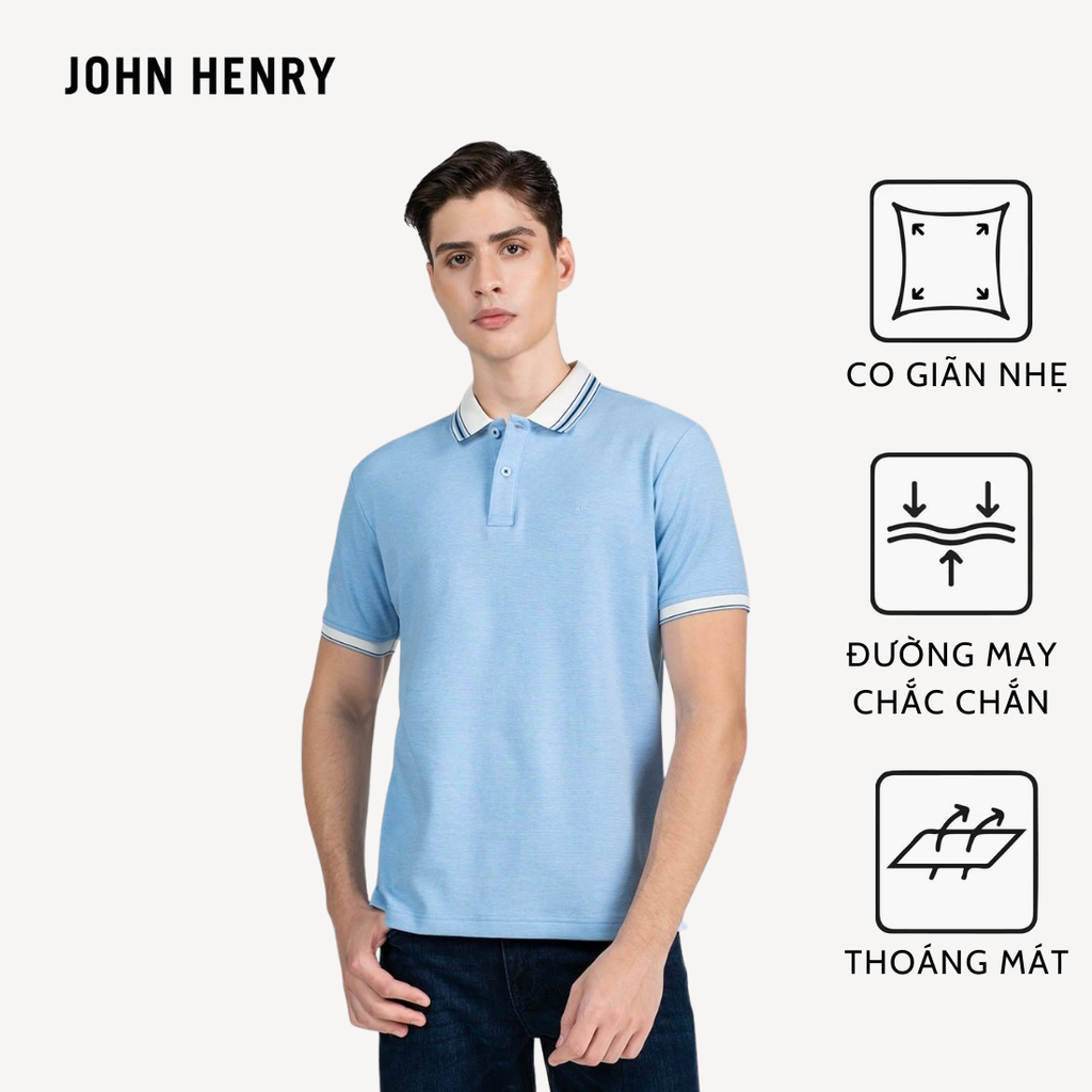 JOHN HENRY Shop - เสื้อโปโลผู้ชาย Youthful Slim Fit KS26SS16C-SC