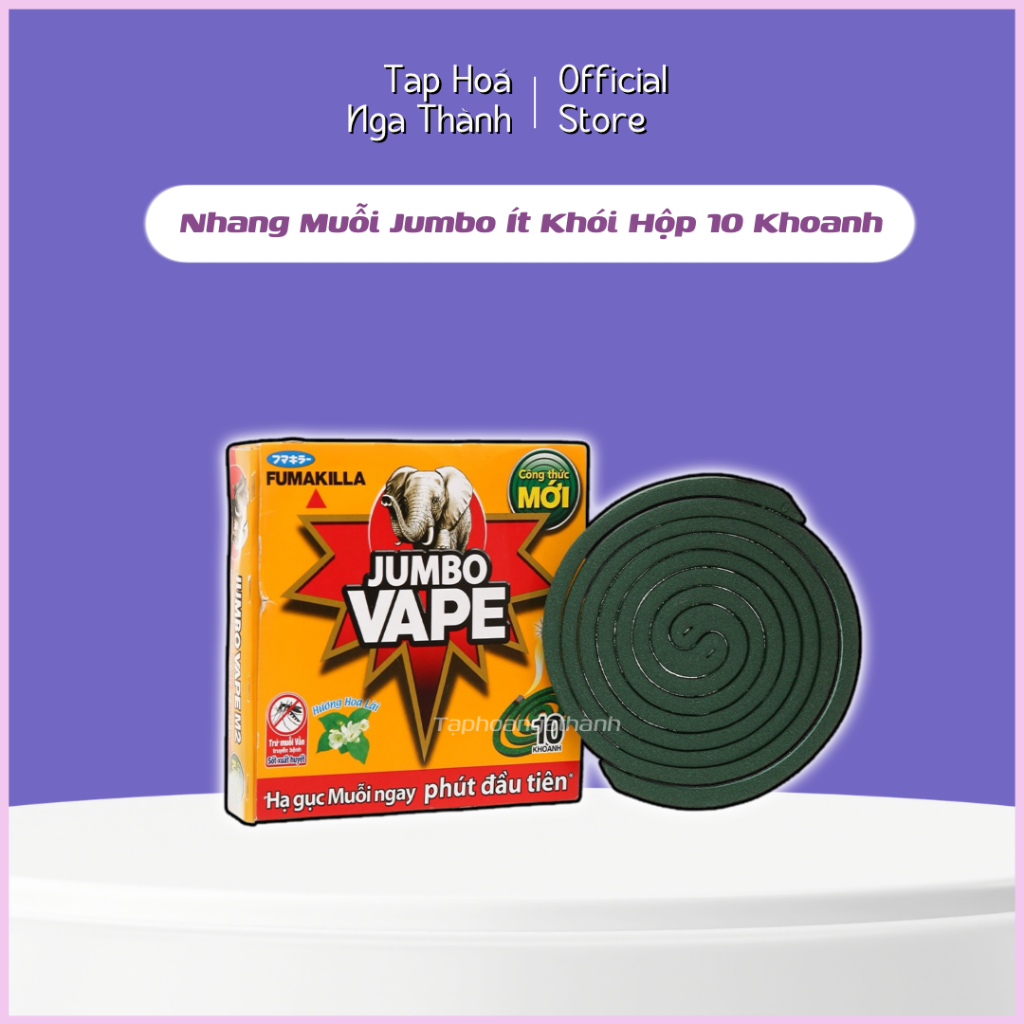 Combo 6 กล่องธูปกันยุง Jumbo Vape Quick 120gr
