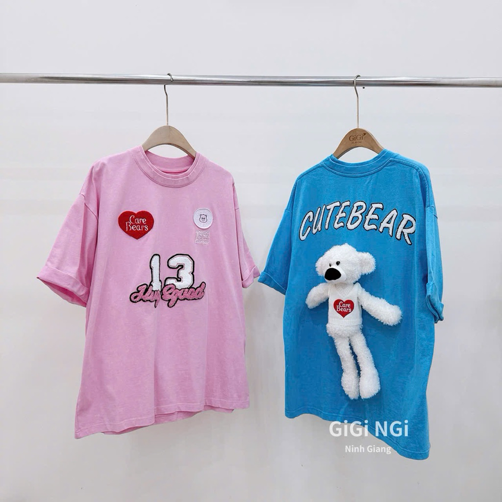 เสื้อยืด 13De marzo carebear งานปักนัวเนีย Qc