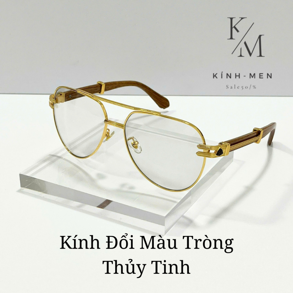 (แว่นตาเปลี่ยนสีแก้ว) DM6-เลนส์กระจกเปลี่ยนสีเมื่อแสงแดด-ยูวีครีมกันแดดฟรีผ้าขนหนูกล่อง-DM6