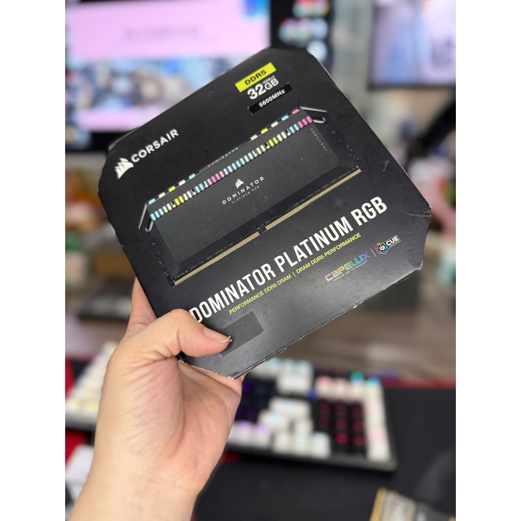 ชุด Ram DDR4 32G(2X16) 3200Mhz3600Mhz | DDR5 Corsair Dominator RGB 64GB(2x32GB) | 32GB(2X16)5600Mhz