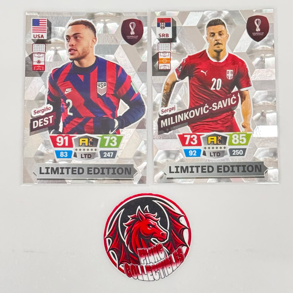 [SUPER RARE] Limited Edition Panini WC 2022 Player Card (ฟรีการ์ดสุ่ม + toploader + ปลอกแขน)