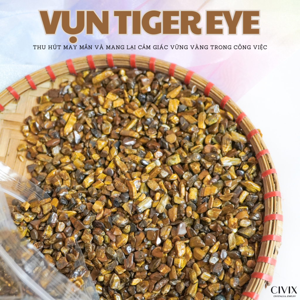 หินชิป TIGER EYE (TIGER EYE) ดึงดูดโชคและนําความรู้สึกแข็งในการทํางาน