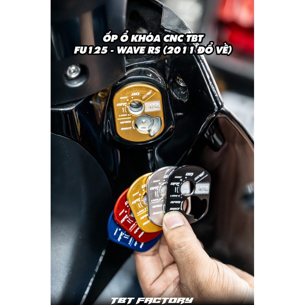 ฝาครอบล็อค Cnc TBT สําหรับ Fu Neo / Fu X / Wave Rs!