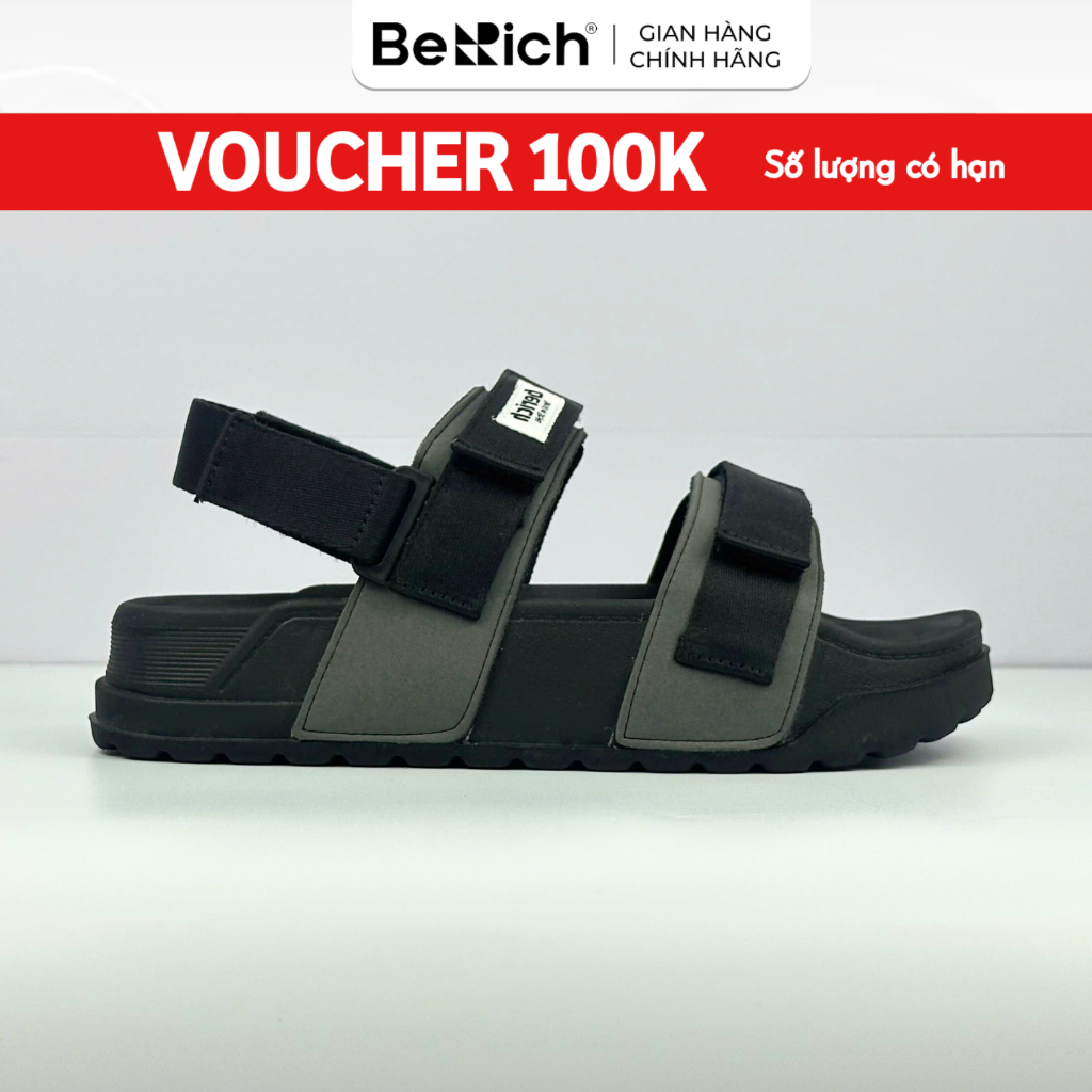 [BACK SIZE] BERICH รองเท้าแตะผู้ชายและผู้หญิง 2 สายรัดแนวนอน Super Light - ทนทาน - นุ่ม - น่ารัก BE9