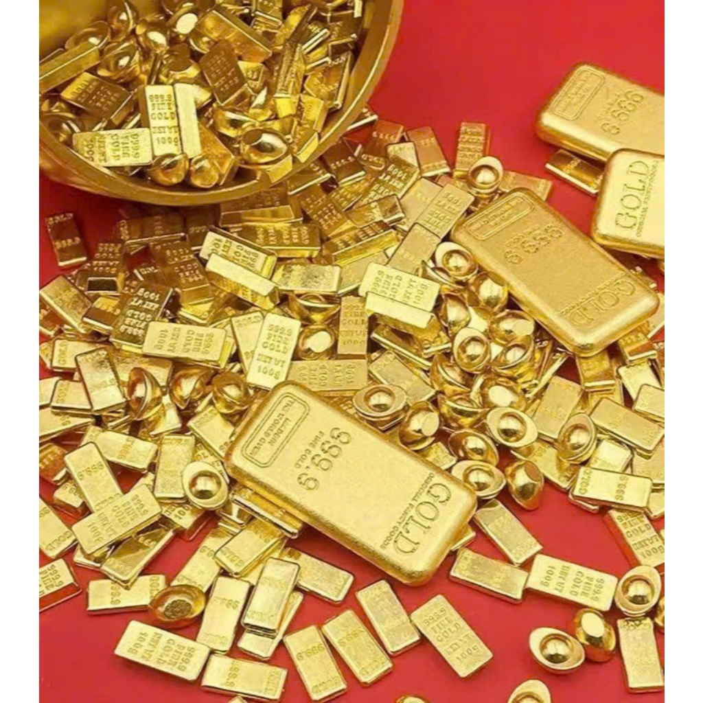 COMBO 50/100 GOLDEN BARS, GOLDEN BARS, FENG SHUI GOLDEN เมล็ดข้าว GOD OF WEALTH GOLDEN - รายการ FENG