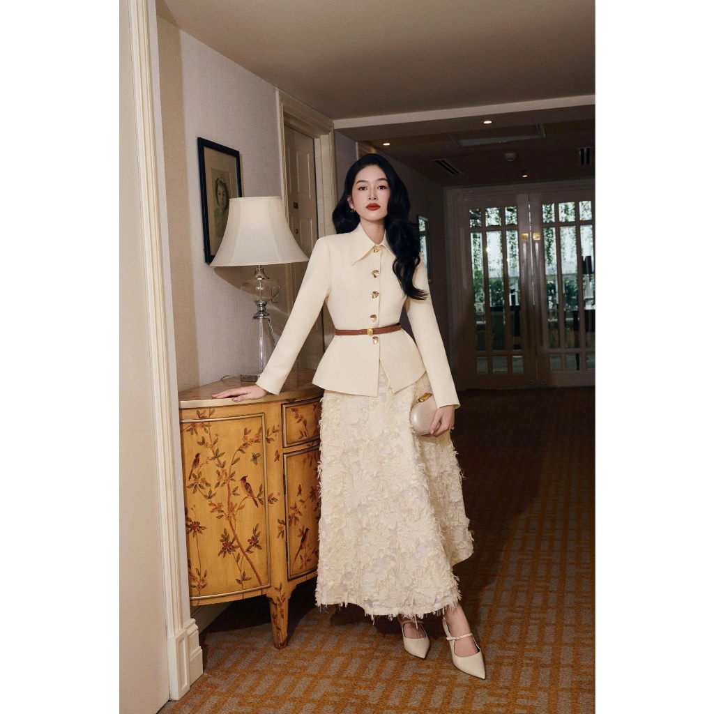 [ BOHEE ] - กระโปรงยาวพู่ - Cv150