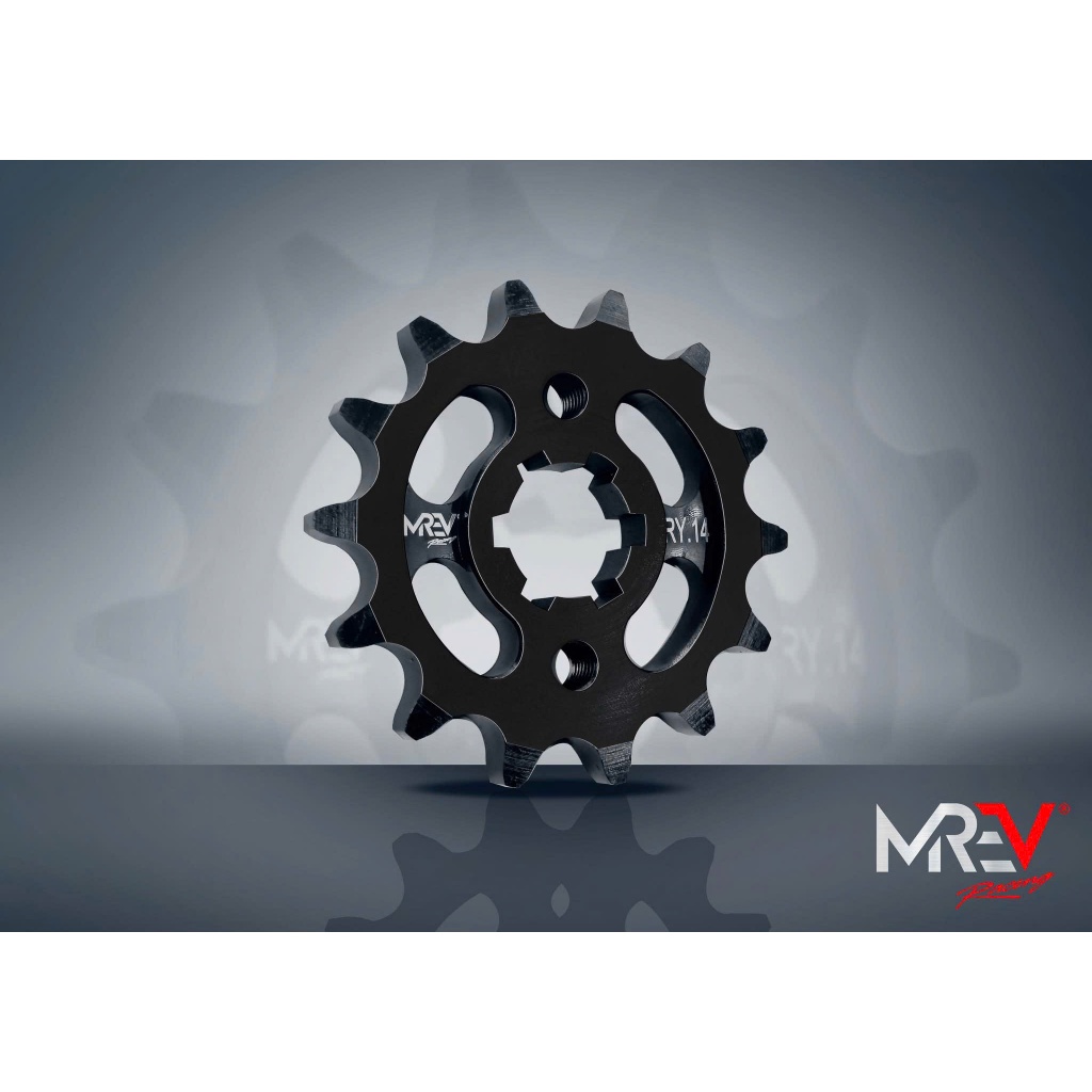 MREV 14T, 15T เฟืองเหล็กสําหรับ Exciter135/150/155, Winner150-WinnerX, Raider, Satria, WR155R, R15V3