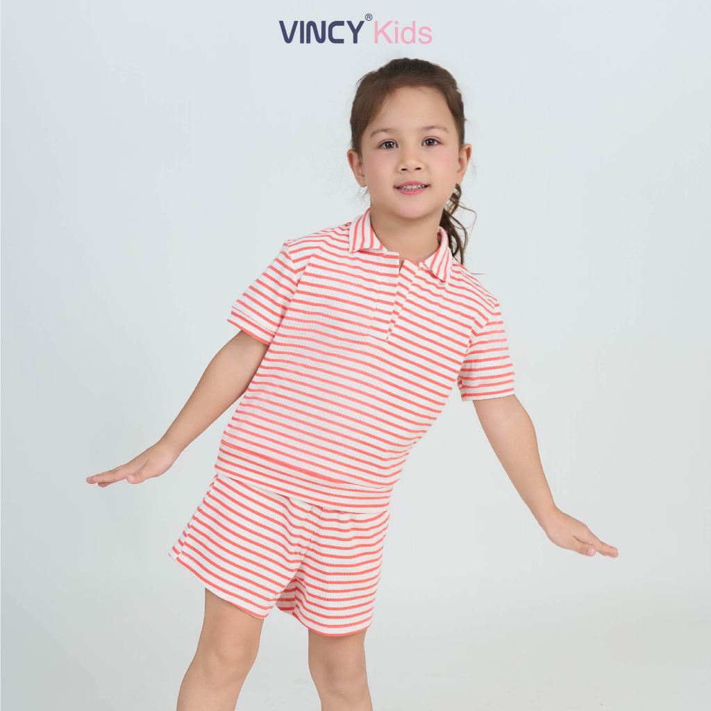 KST01S5T01- ชุดสั้นไฟฟ้าพร้อมดีไซน์คอพร้อม ACTIVE สไตล์น่ารัก สร้างความรู้สึกสบายสําหรับเด็กที่จะสวม