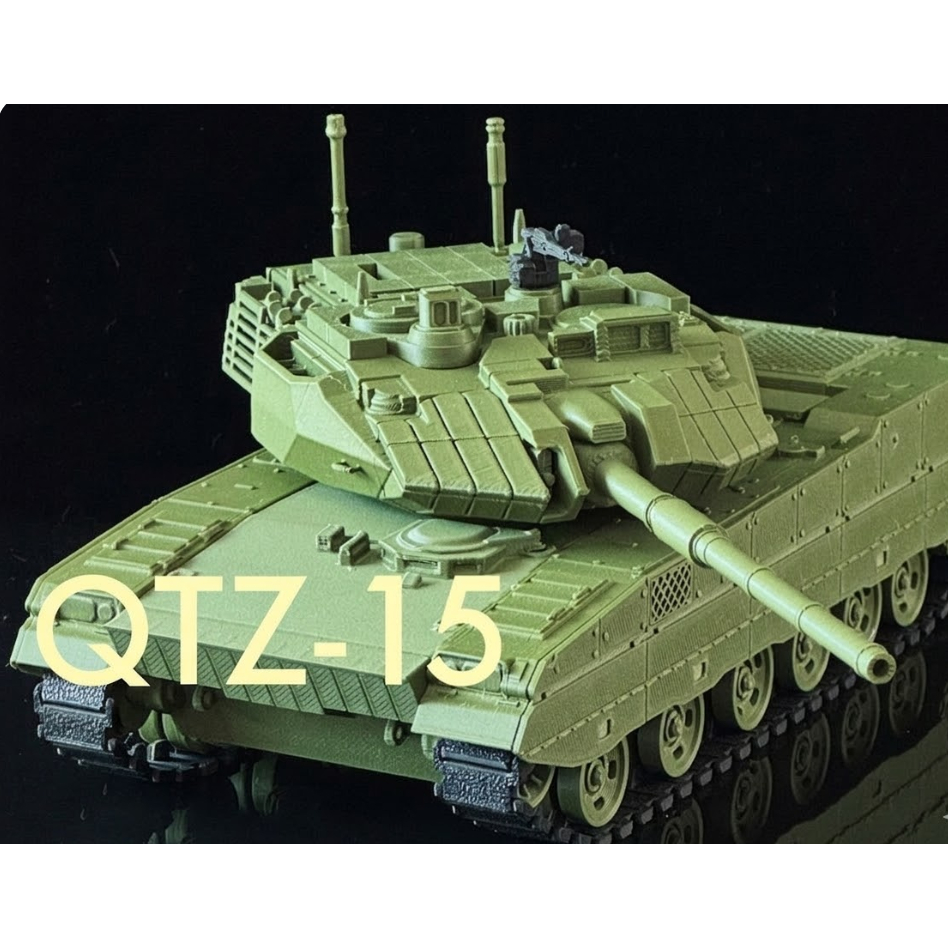 ZTQ-15รถถังรุ่น,1:35ขนาดที่ละเอียดสูง3งพิมพ์ถังสําหรับทหารสะสมตกแต่งโต๊ะ