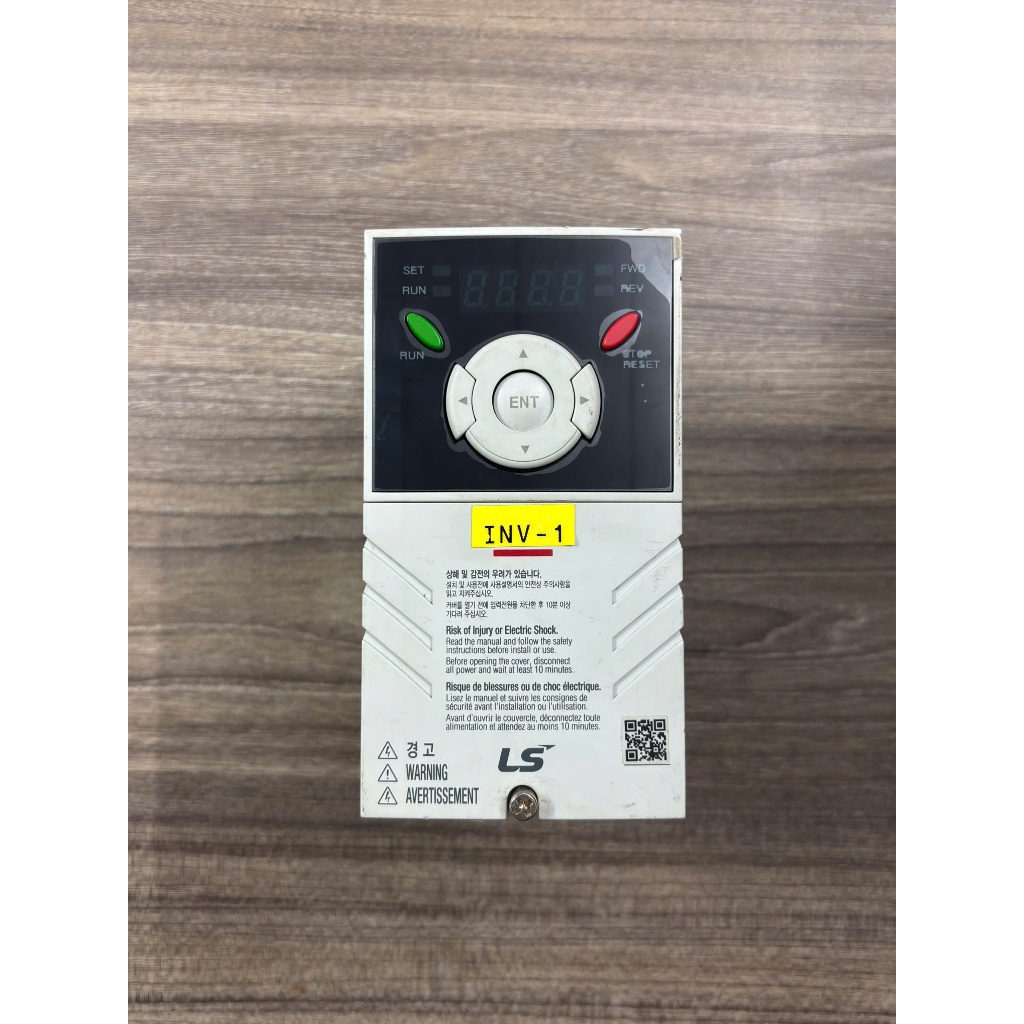 LS IG5A SV008iG5A-4 อินเวอร์เตอร์, แหล่งพลังงาน 380VAC, ความจุ 750W, ถอดประกอบ