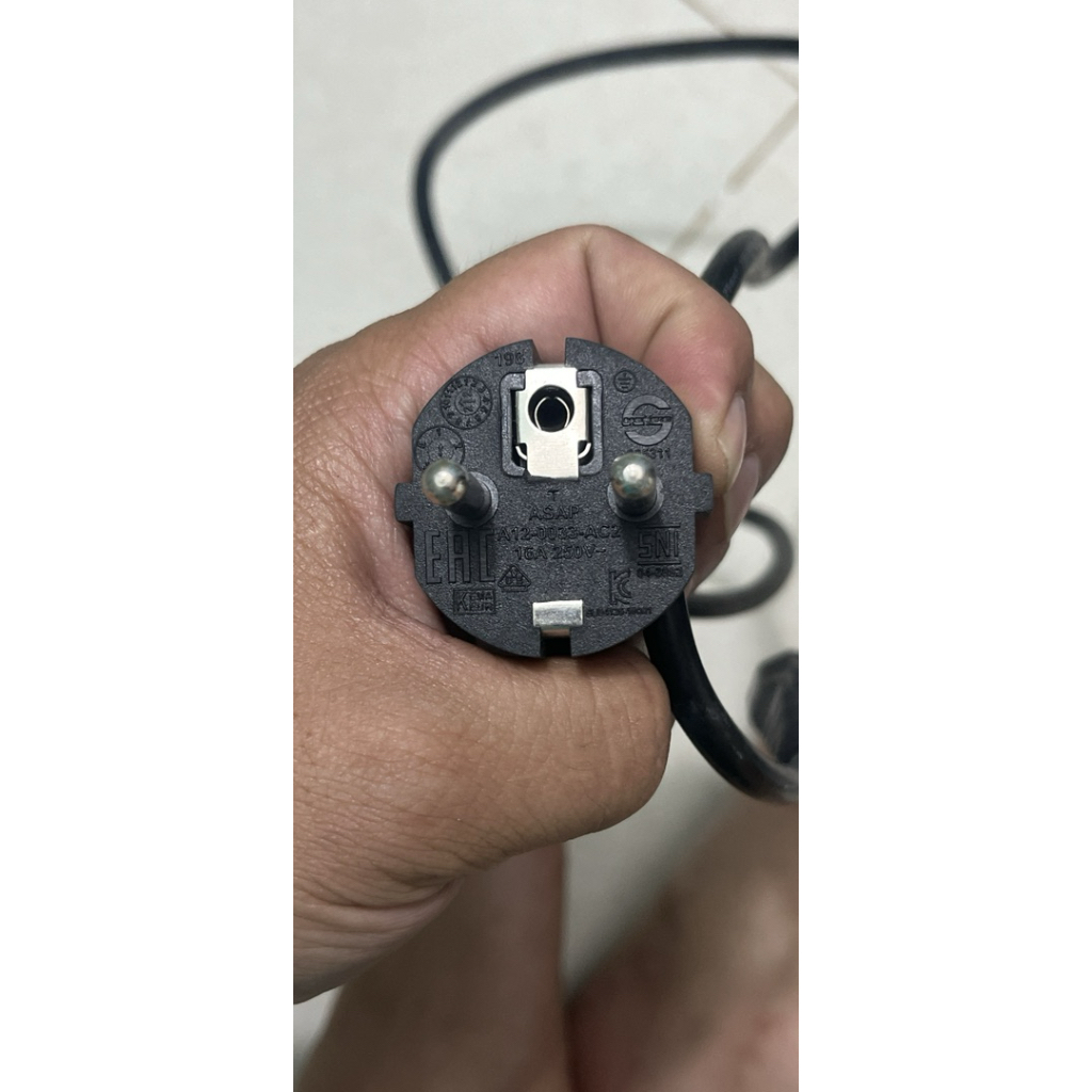 สายไฟแล็ปท็อปมือสองของแท้สําหรับ 250V 16A, 250V 2.5A
