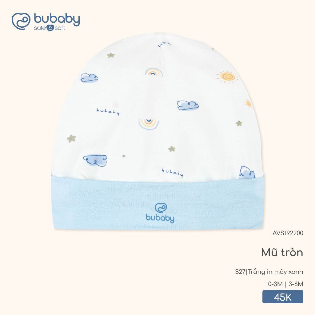 Bubaby Beep Beep House หมวกเด็กแรกเกิด หมวกเด็กผู้หญิงสีสันสดใส