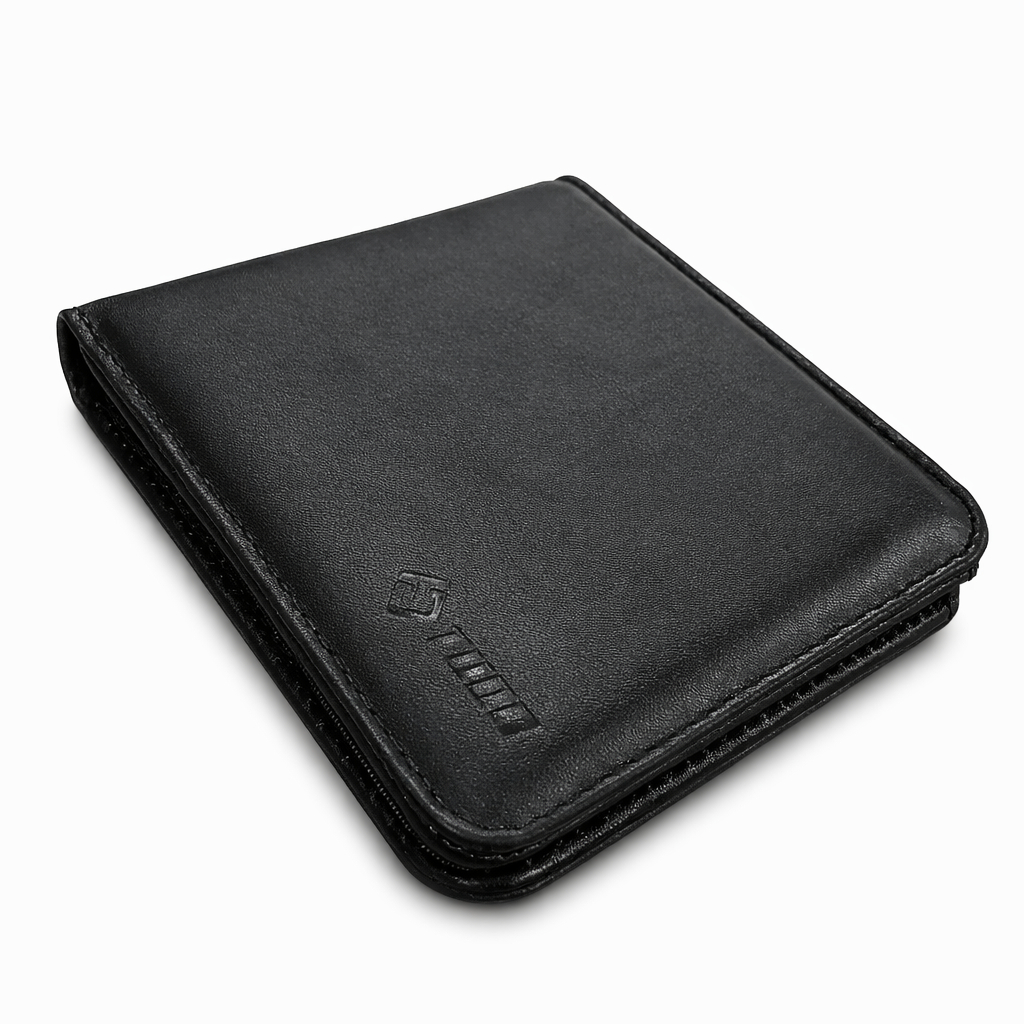 TUDA W332 กระเป๋าสตางค์หนังวัว NAPPA รูปตัว Y Classic