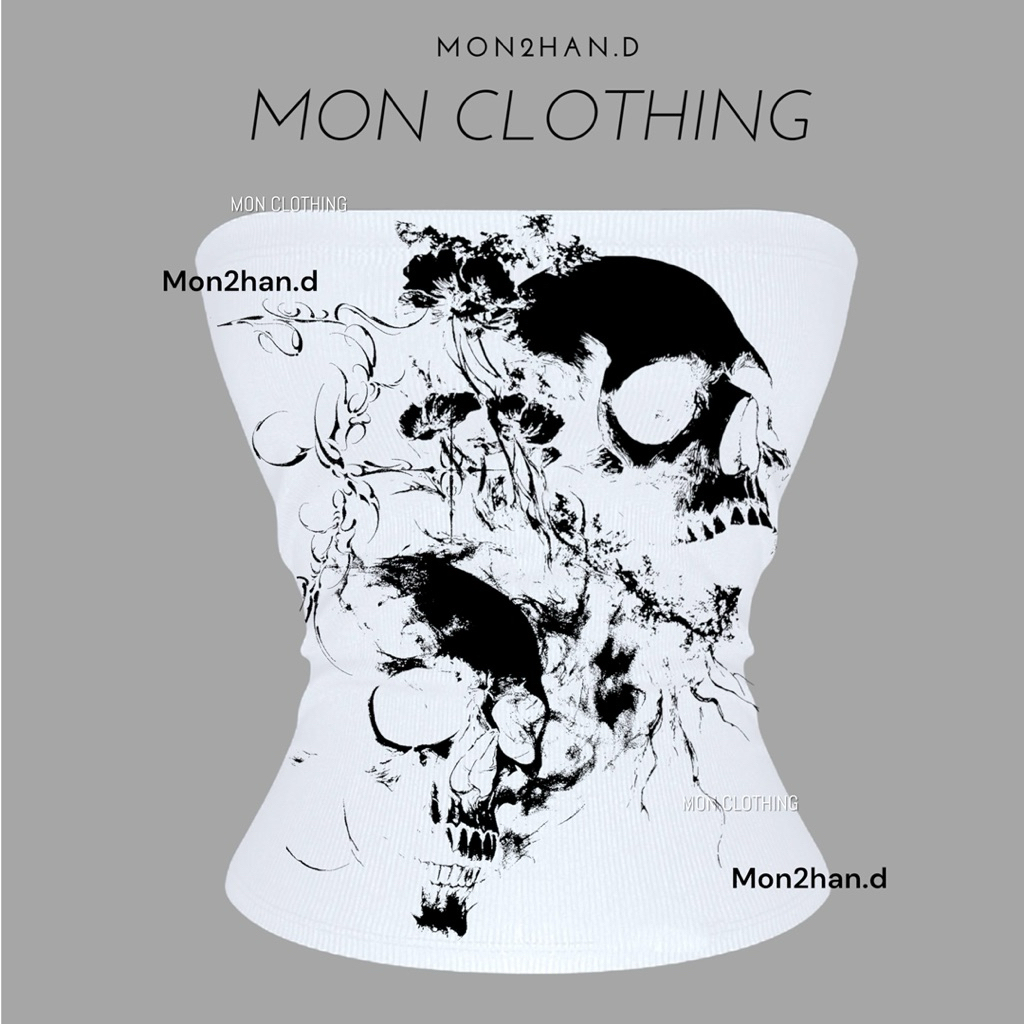 ( AVAILABLE - รุ่นอัปเดต) / TUBE Y2K BY MONCLOTHING / Y2K TUBE SHIRT