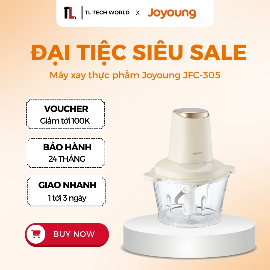 Joyoung JFC-305 เครื่องปั่นอาหารมัลติฟังก์ชั่น - ความจุ 300W, 1.8L - 24 เดือน - TL Tech World