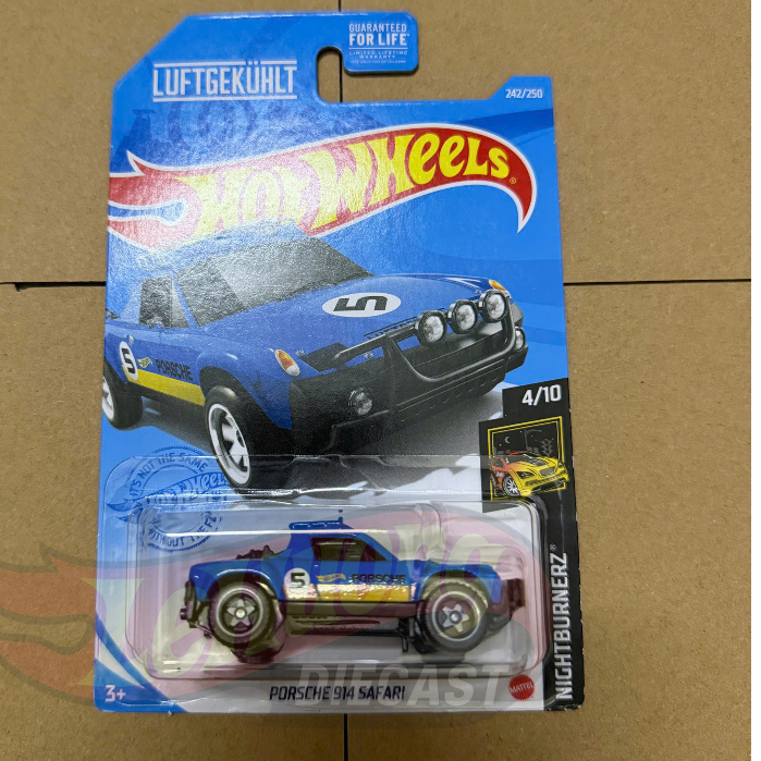 Lehuong Diecast - Hot Wheels Porsche 914 Safari Nightburnerz (สีน้ําเงิน)