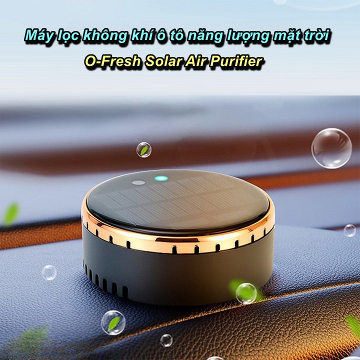 เครื่องฟอกอากาศพลังงานแสงอาทิตย์ O-Fresh รุ่นใหม่ เครื่องกําจัดกลิ่นในรถยนต์