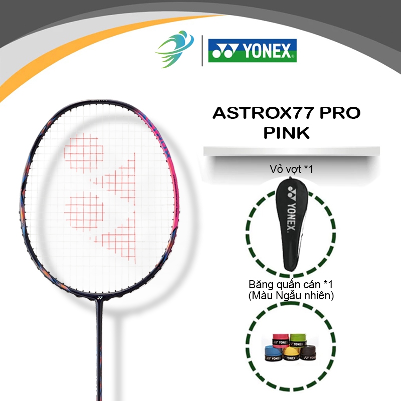 ไม้แบดมินตัน Yonex ASTROX 77 PRO 4U เป็นสายแร็กเก็ตอันโปรดของเครื่องเล่น Momota-JP และมาพร้อมกระเป๋า