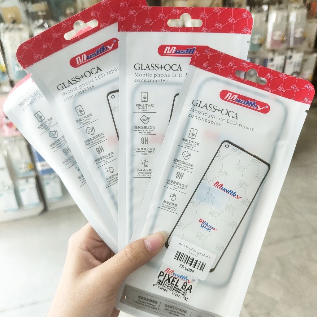 กระจกเคลือบโทรศัพท์ Google Pixel 8A