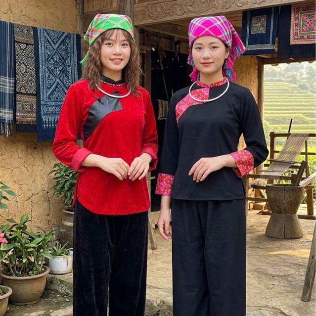 TRADITIONAL คุณภาพสูง AMERICAN SILK AND WOOD VELVET OUTFIT SET