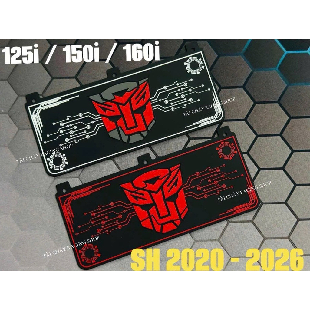 [ 1 แผ่น ] 3D TRANFORMER REAR Fender RUBBER SH 125i / 150i / 160i ( 2020 - 2025 )