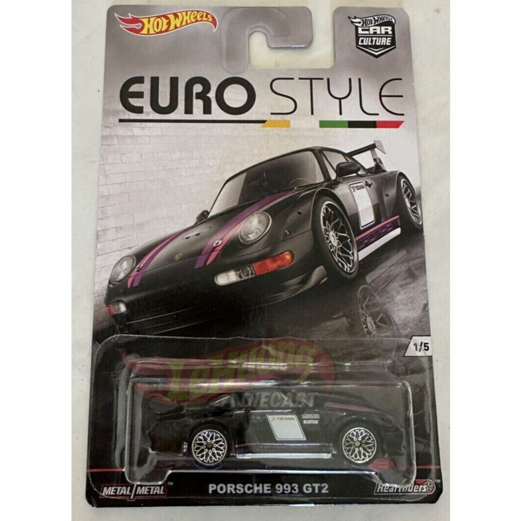 Lehuong Diecast - Hot Wheels Porsche 993 GT2 EURO STYLE