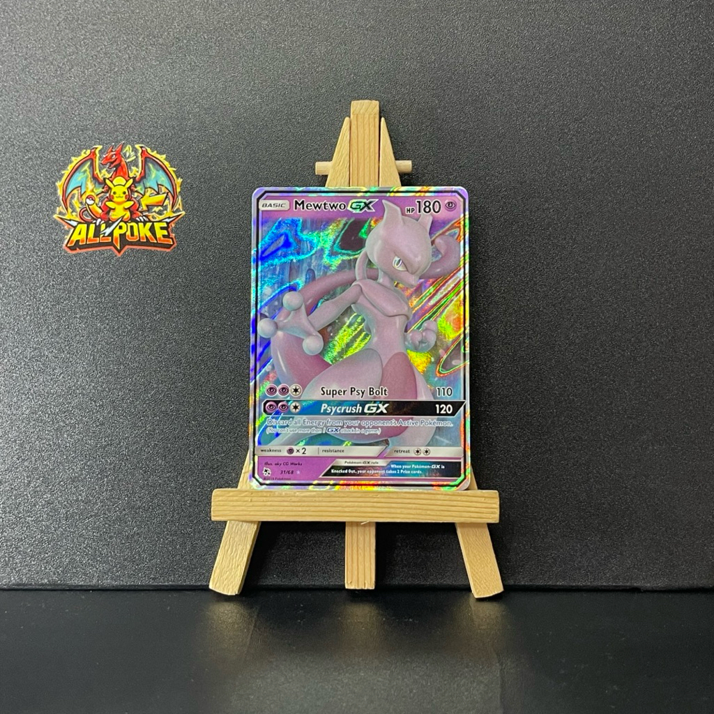 [ AllPoke ] Pokemon TCG,Mewtwo GX 31/68 การ์ด - ชะตากรรมที่ซ่อนอยู่ -M-NM