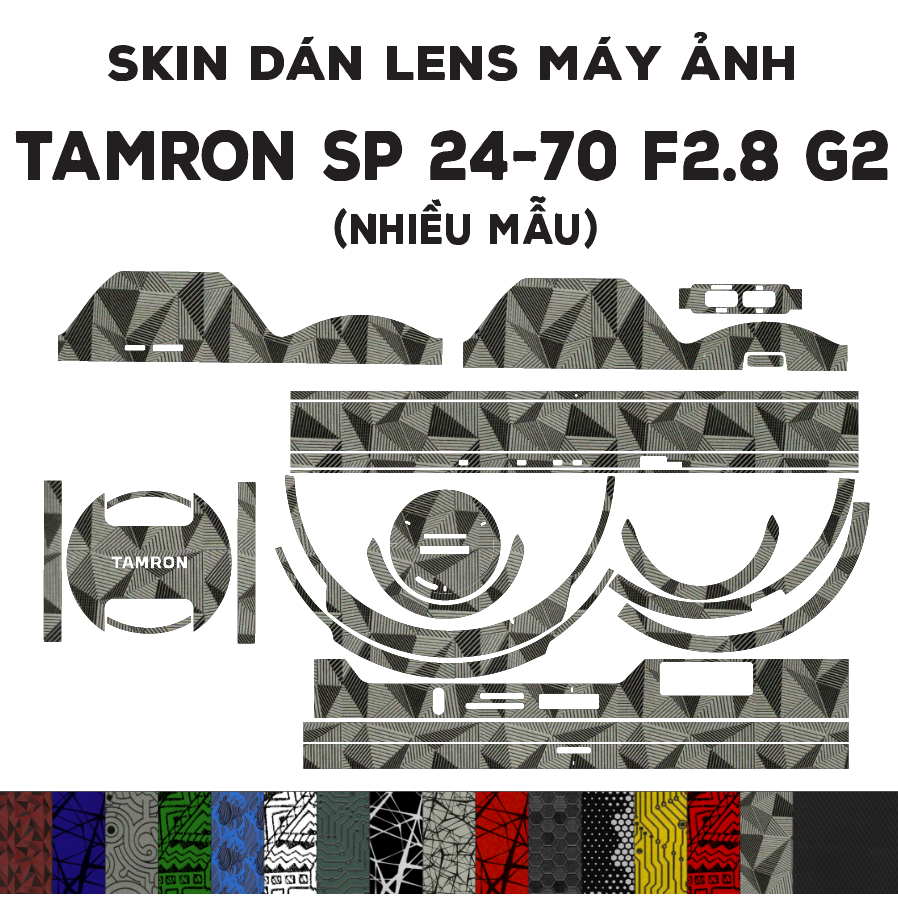 3M Skin สําหรับเลนส์ Tamron SP 24-70 F2.8 G2 สําหรับ Canon / Nikon | 24-70 2.8 ฟิล์มเลนส์กล้องกันลื่