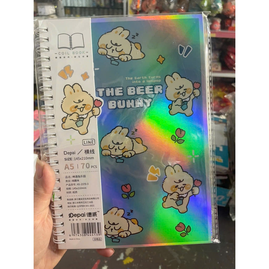 XO DEPAI A5 Spring Notebook 70 หน้า 23703 (145x210mm)