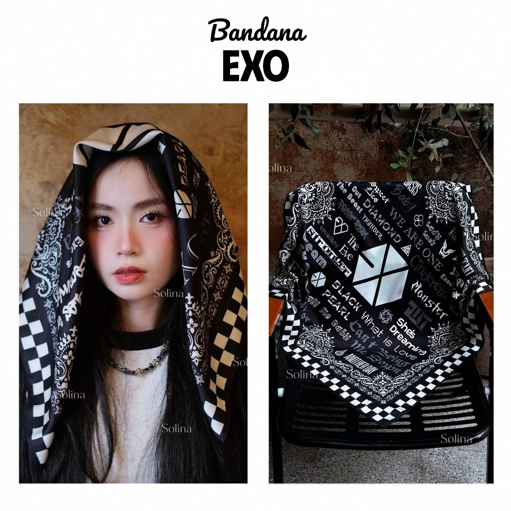 EXO SCARF, EXO BANDANA, EXO BANDANA SCARF